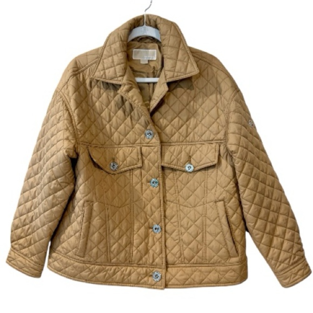 Michael Kors lightweight Quilted Jacket in camel “excellent condition”